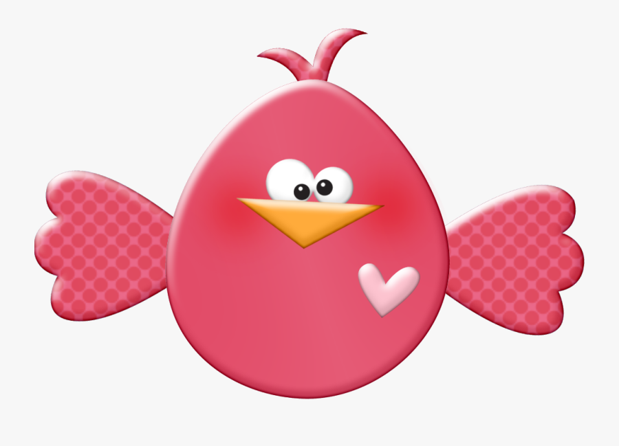 Transparent Red Bird Clipart - Drawing, Transparent Clipart