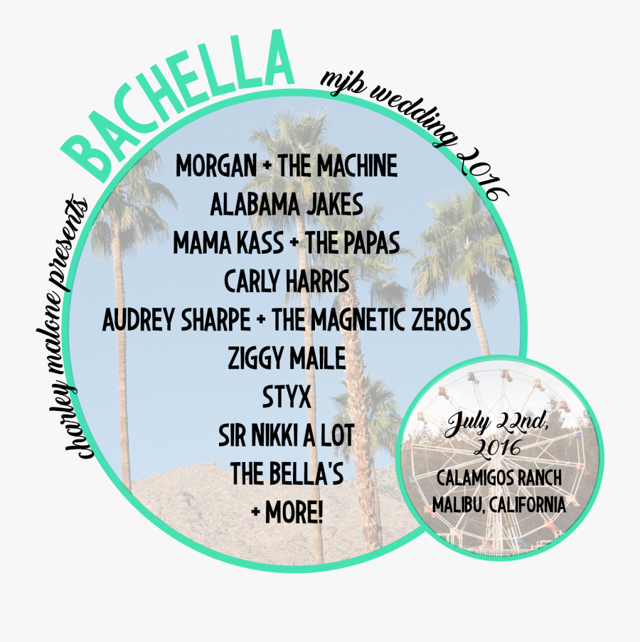 Coachella Bachelorette Shirts, Transparent Clipart