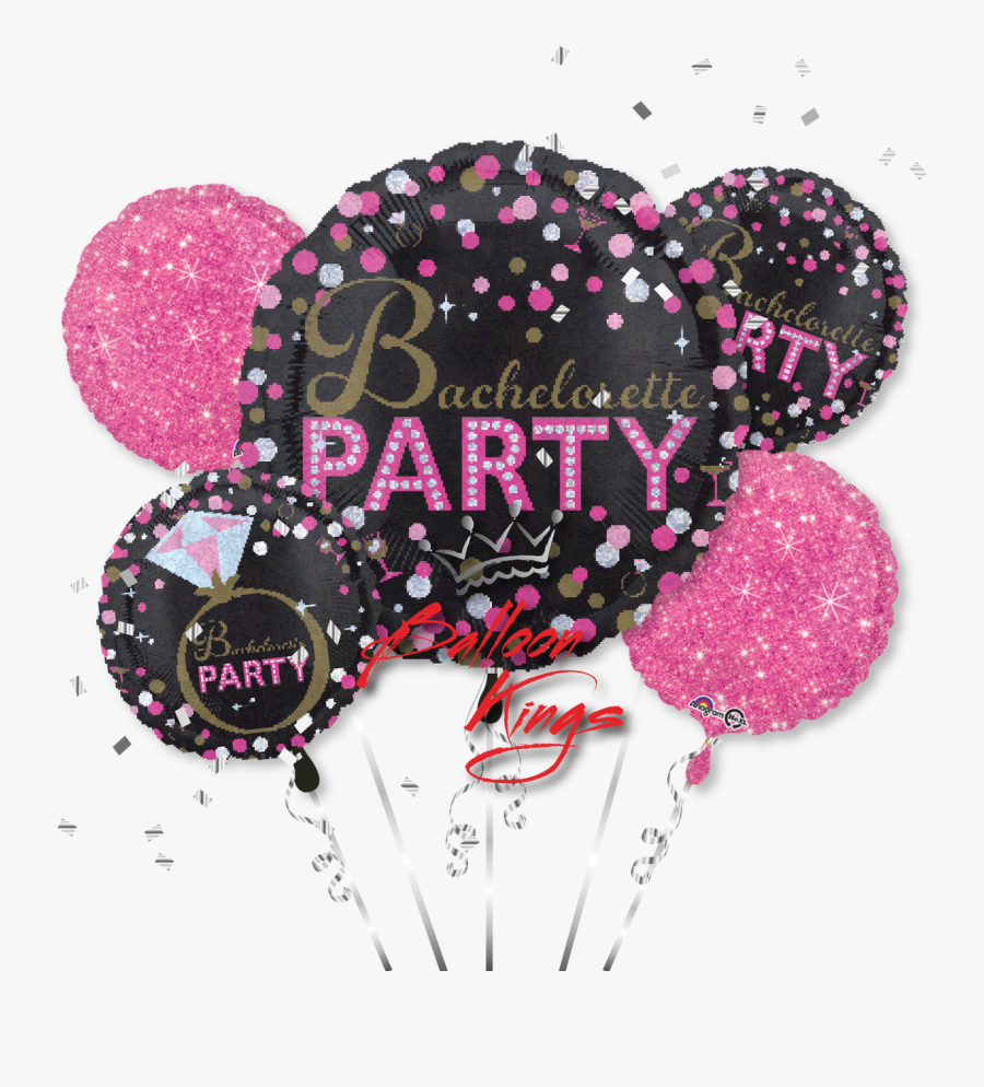Bachelorette Sassy Party Bouquet - Bachelorette Party Foil Balloons, Transparent Clipart