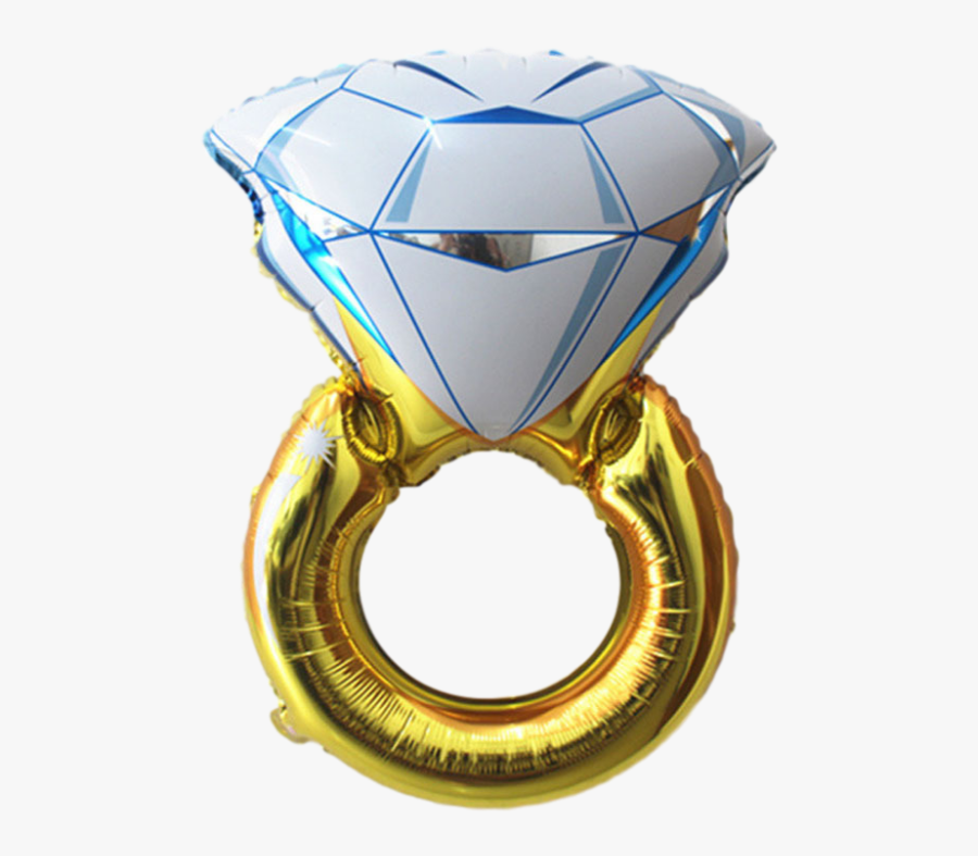 Huge Engagement Ring Balloon Canada Bachelorette"
 - Engagement Ring Balloon, Transparent Clipart