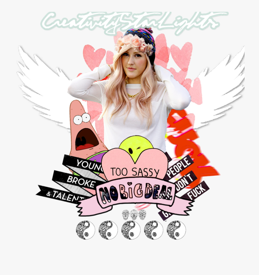 Id Ellie Goulding Tumblr By C - Poster, Transparent Clipart