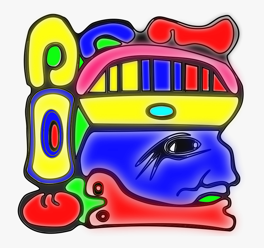 Inca, Maya, Aztec, Indian, Painting, Tribal, Face, - Aztecs, Transparent Clipart