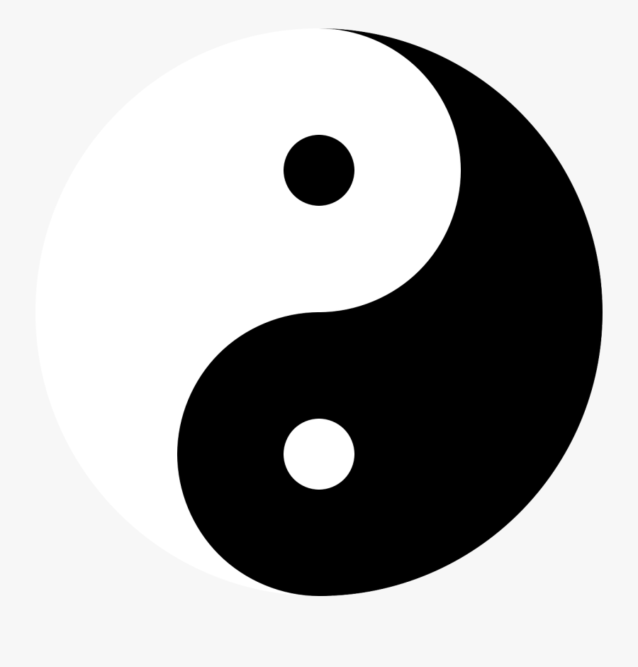 Yinyang - Yin Yang Vector Png, Transparent Clipart