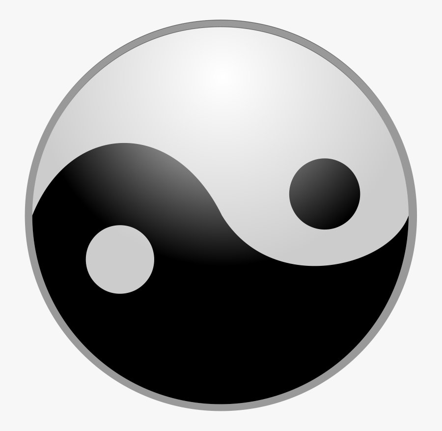 Yin Yang Clipart - Yin Yang Public Domain, Transparent Clipart