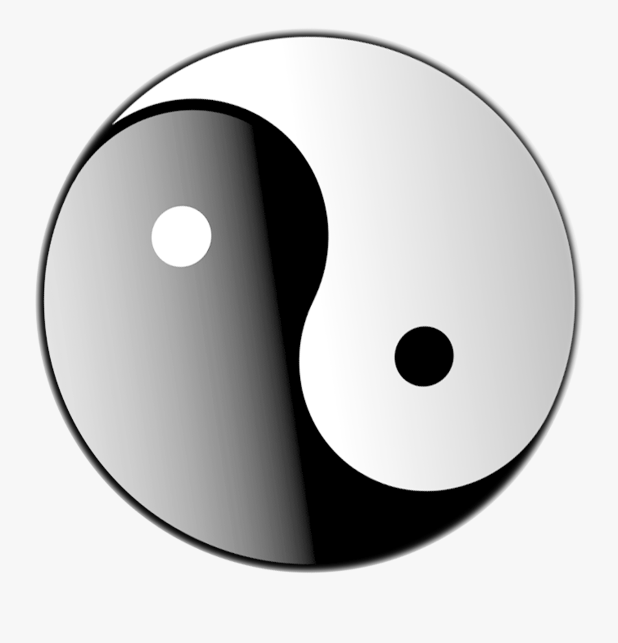 Yin Yang Logo Clipart - 3d Yin Yang Png, Transparent Clipart