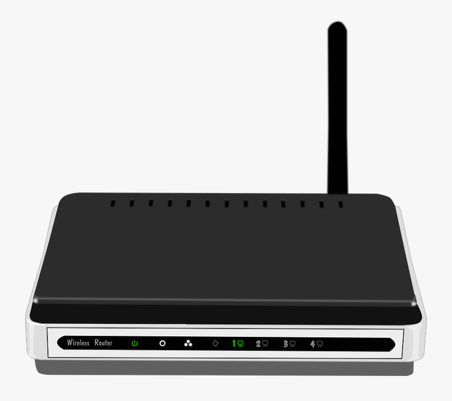 Wireless Router - Router Clip Art, Transparent Clipart