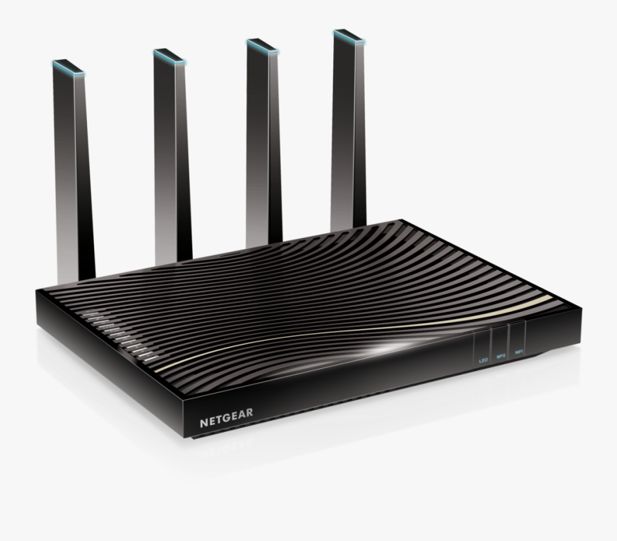 Clip Art Nighthawk X4s Docsis 31 Ultra-high Speed Cable - Nighthawk X4 Ac3200, Transparent Clipart