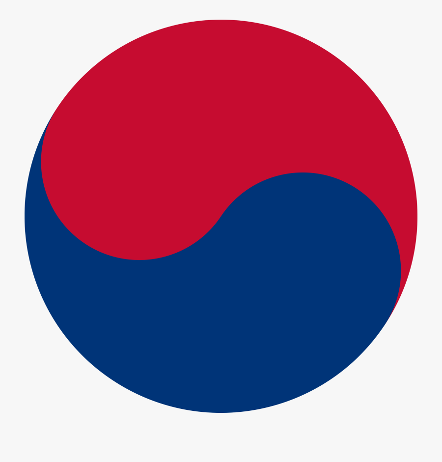 Korean Taegeuk Symbol - 태극 무늬, Transparent Clipart