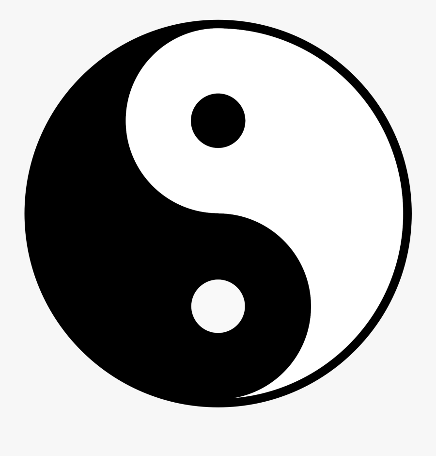Yin Yang - Logo Yin Yang Vector, Transparent Clipart