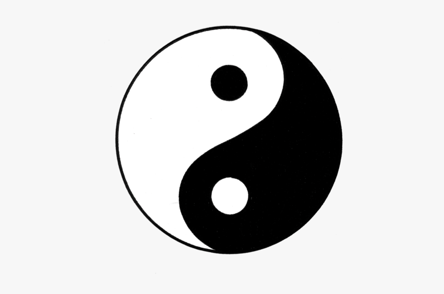 1211 Yin Yang Patch 10" - Small Yin And Yang, Transparent Clipart