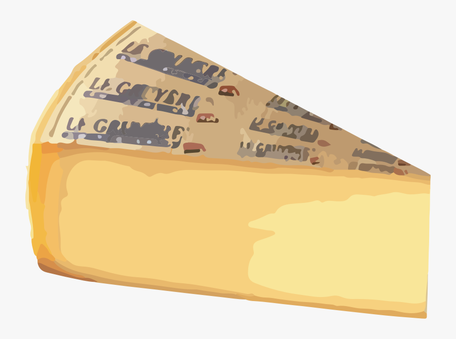 Swiss Gruyere Cheese - Gruyère Cheese, Transparent Clipart