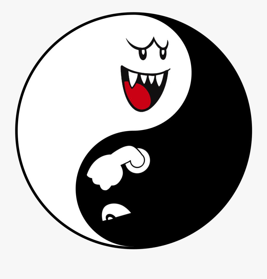 Boo And Bullet Bill, Transparent Clipart