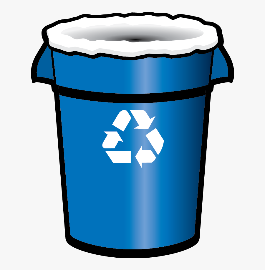 Frisco Isd Council Of Ptas - Blue Recycling Bin Png, Transparent Clipart