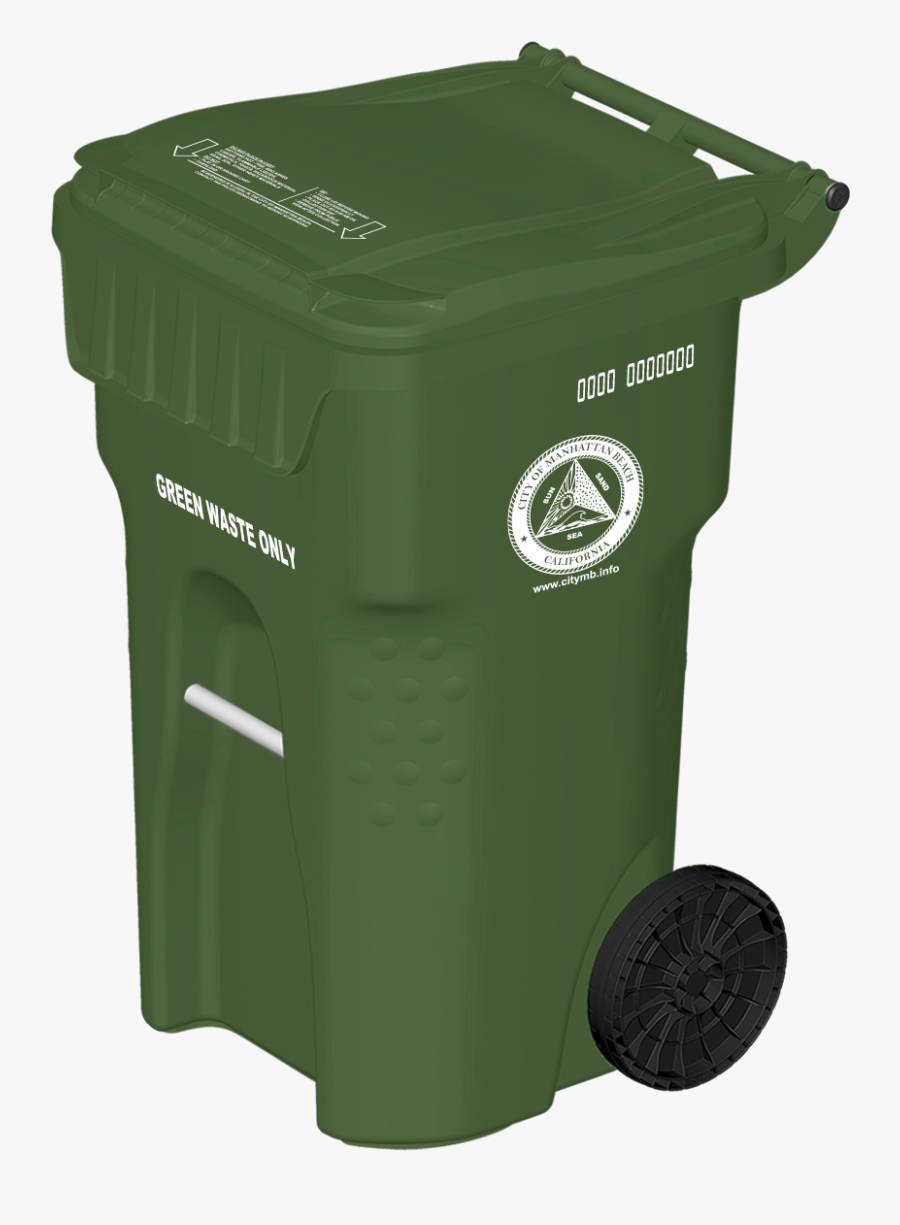 Basic Service Waste Management Cart Ⓒ - Black Trash Bin Png, Transparent Clipart