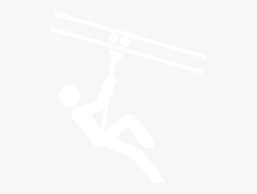 Zipline Sign White Clip Art A - Frequent User Punch Card, Transparent Clipart
