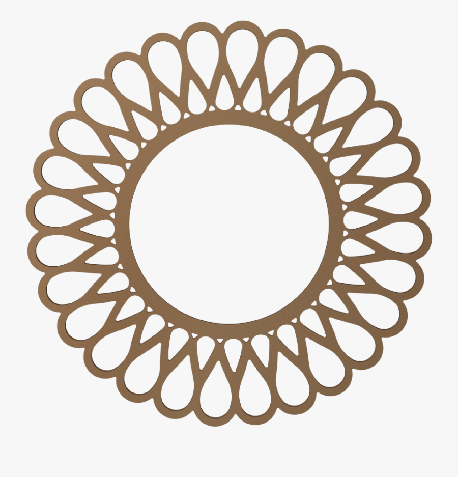 3d-mdf Custom Mirror Frames - Drawing Of A Scrunchy, Transparent Clipart