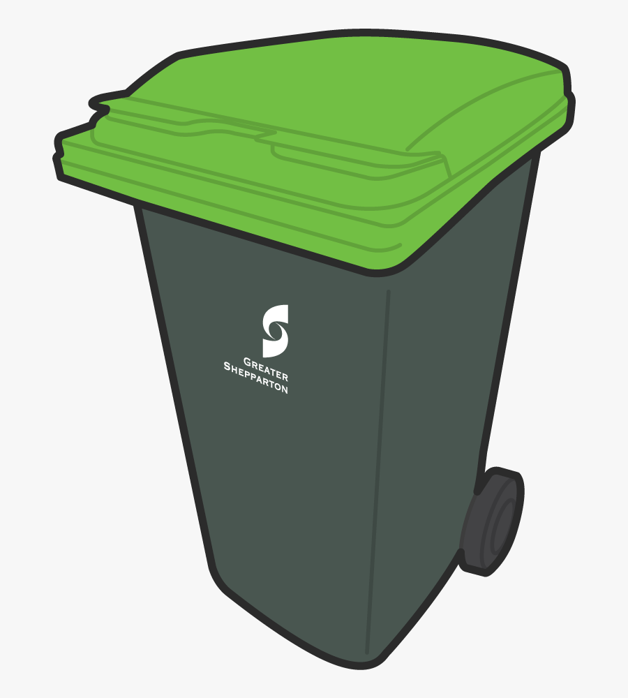 Greater Shepparton City Council - Green Bin, Transparent Clipart