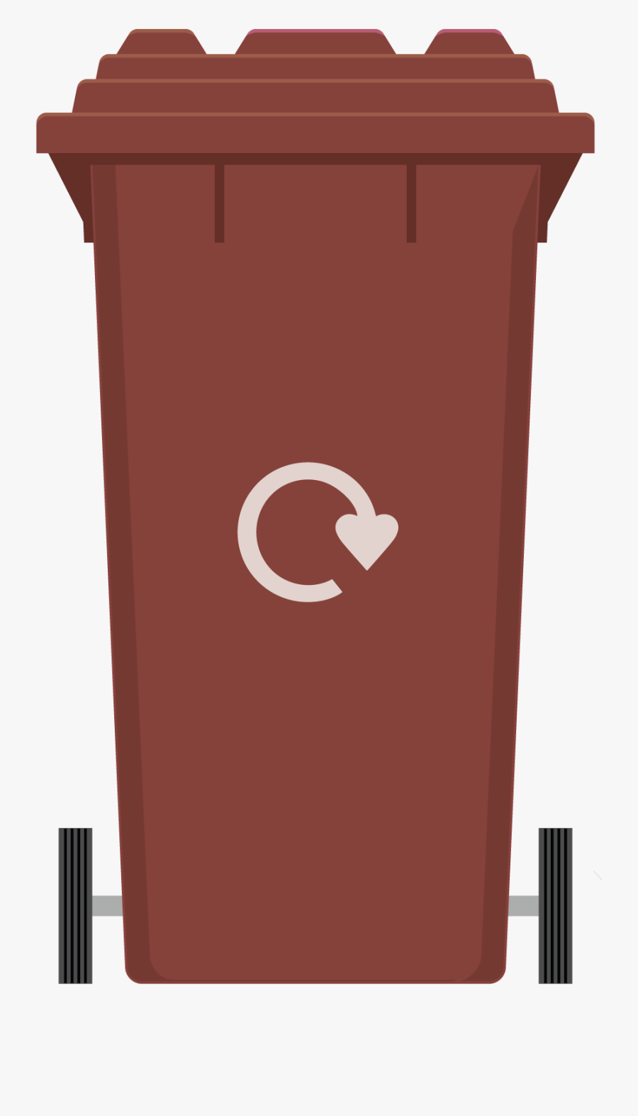 Bin Clipart Red - Compost Bin Brown Egg, Transparent Clipart