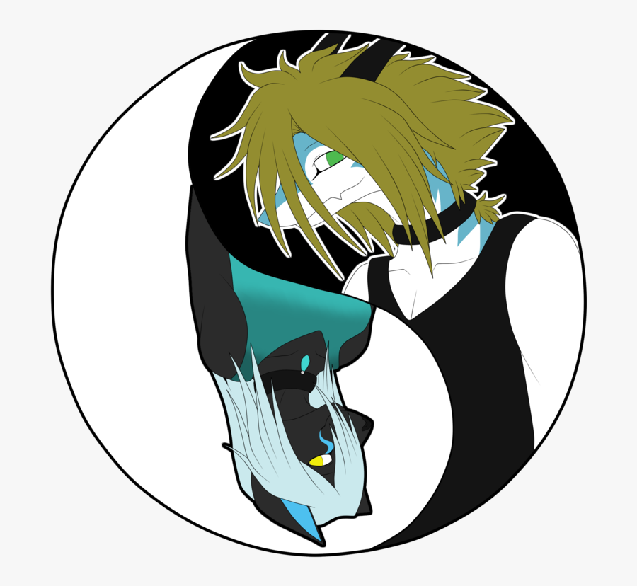 The Yin-yang Characters - Cartoon, Transparent Clipart