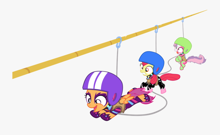 Clipart Free Cmc Zipliners S Ver - Apple Bloom Cutie Mark Crusaders, Transparent Clipart