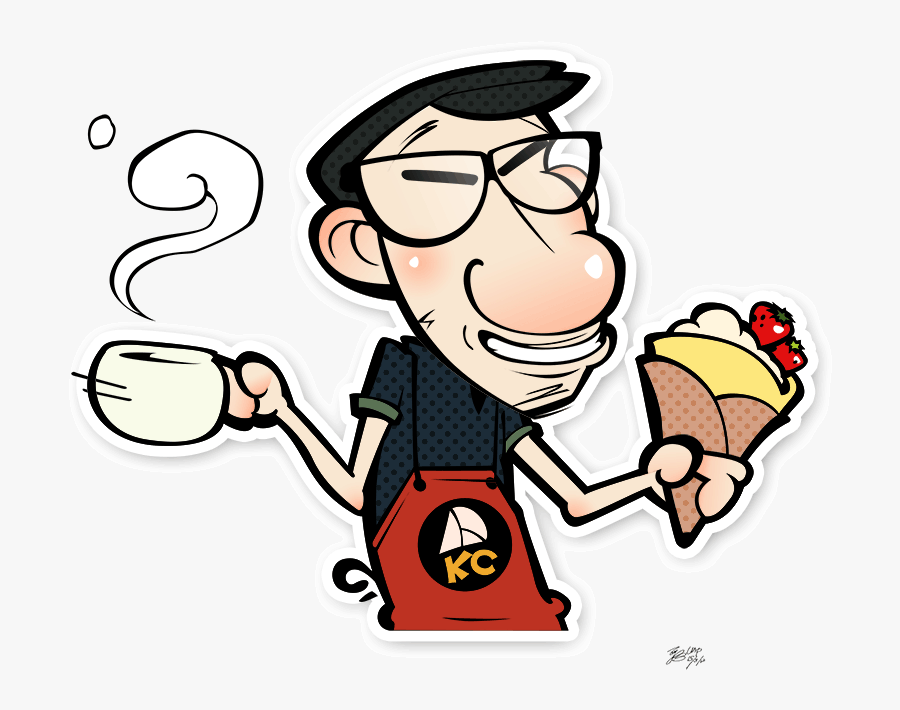 Transparent Croque Monsieur Clipart - Cold Crepe Cartoon, Transparent Clipart