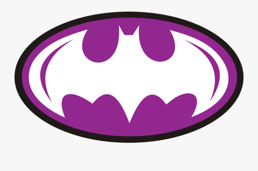 Batman Symbol Clipart - Batman Logo Png Purple, Transparent Clipart