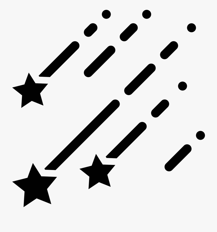 Shooting Stars Transparent - Vector American Flag Border, Transparent Clipart