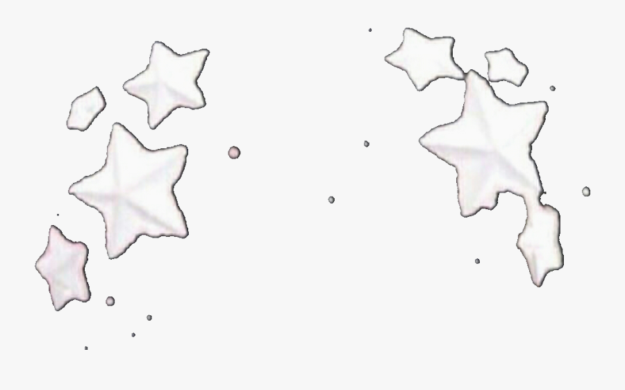 Snapchat Filters Clipart Black And White Star Snapchat- - Cute Overlays For Edits, Transparent Clipart