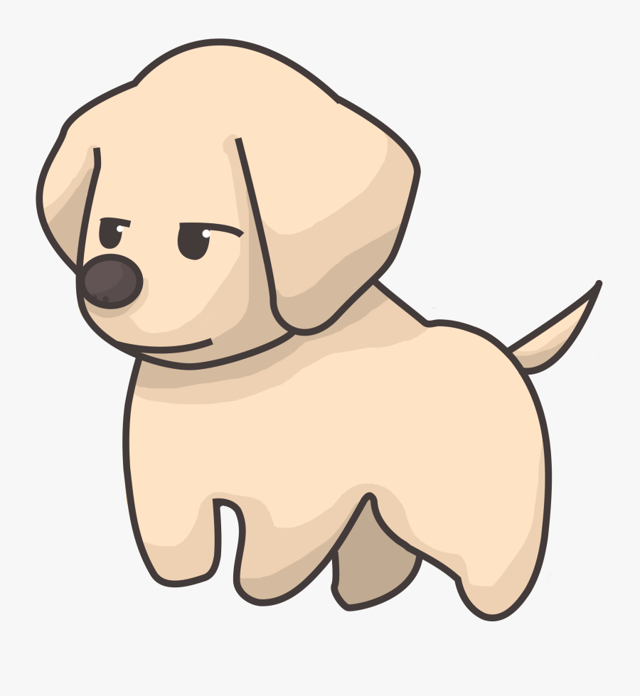 Labrador Retriever Png - Golden Retriever Puppy Cartoon, Transparent Clipart