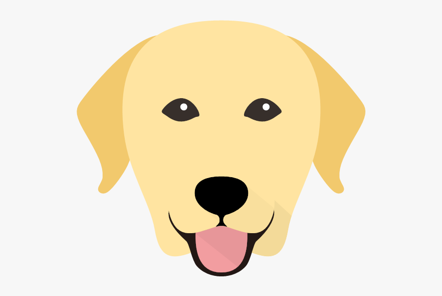 Yappicon - Yappy Com Yellow Lab, Transparent Clipart