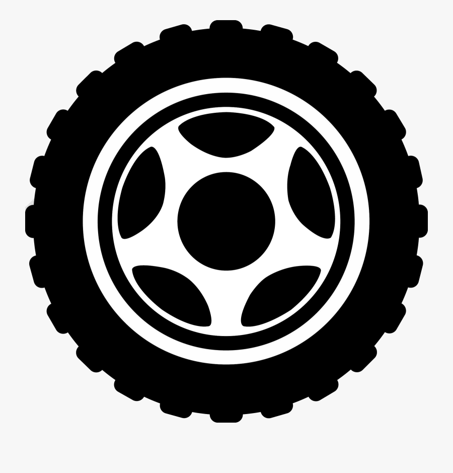 Clip Art Animated Tire - Pneu Fundo Branco, Transparent Clipart