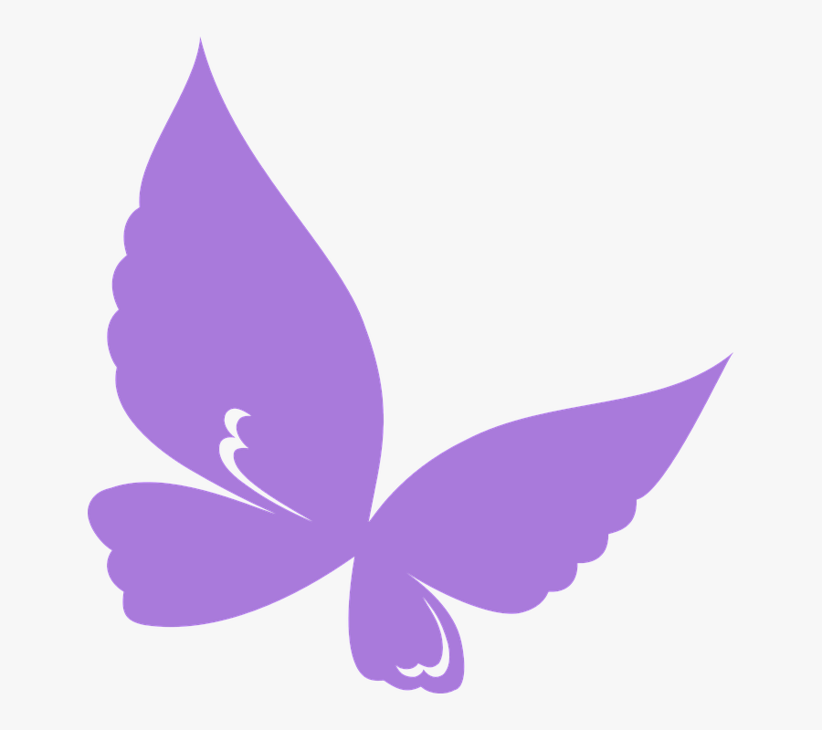 Purple Butterfly Clipart, Transparent Clipart