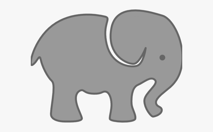 Gray Elephant Cliparts - Indian Elephant, Transparent Clipart
