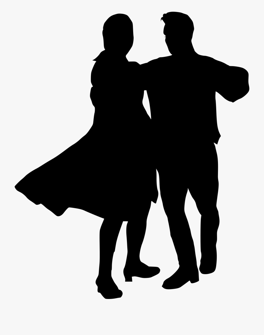 Couple Silhouette At Getdrawings - Danza Folklorica Silueta Png, Transparent Clipart