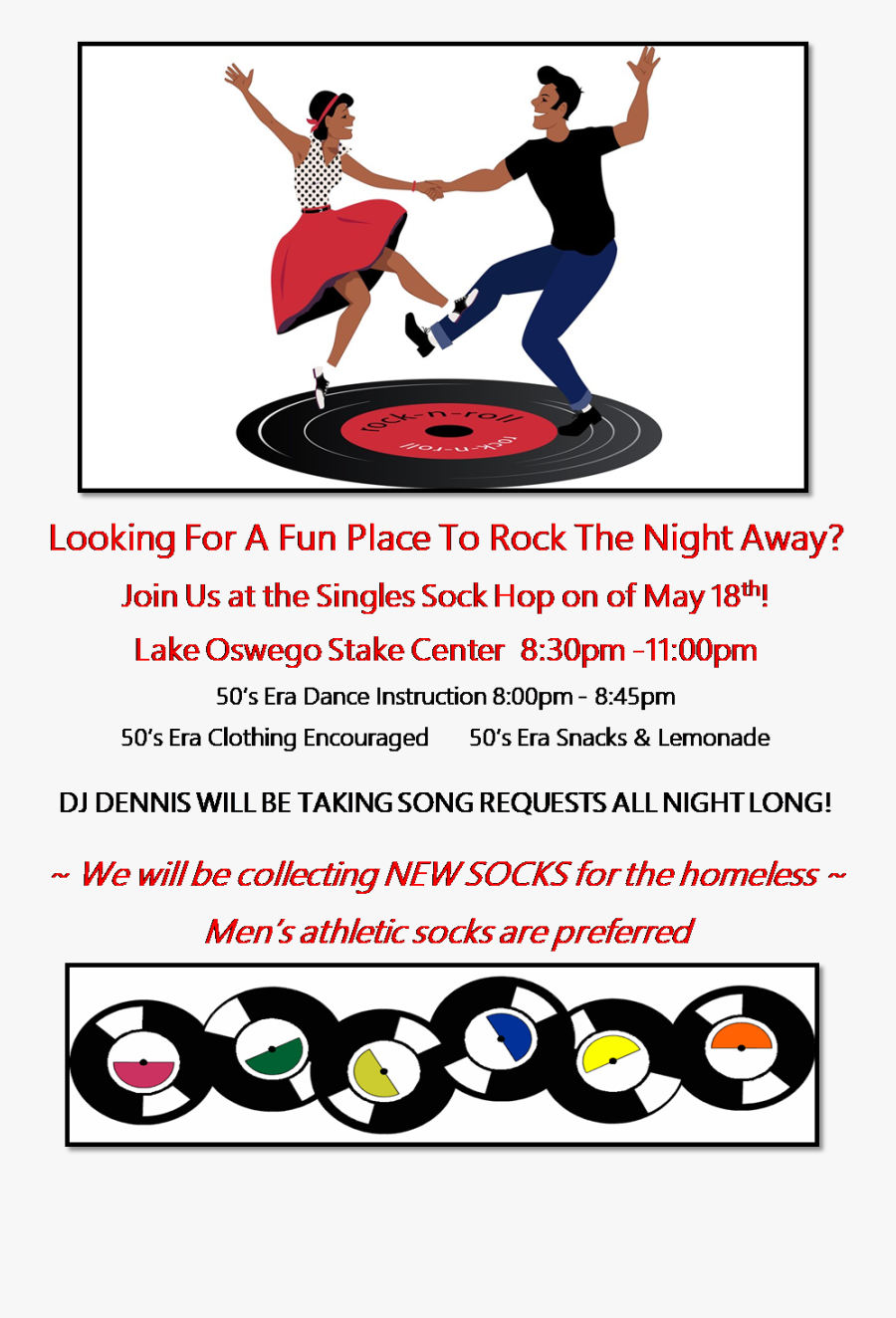 Transparent Sock Hop Png - Dance Before Music Is Over, Transparent Clipart