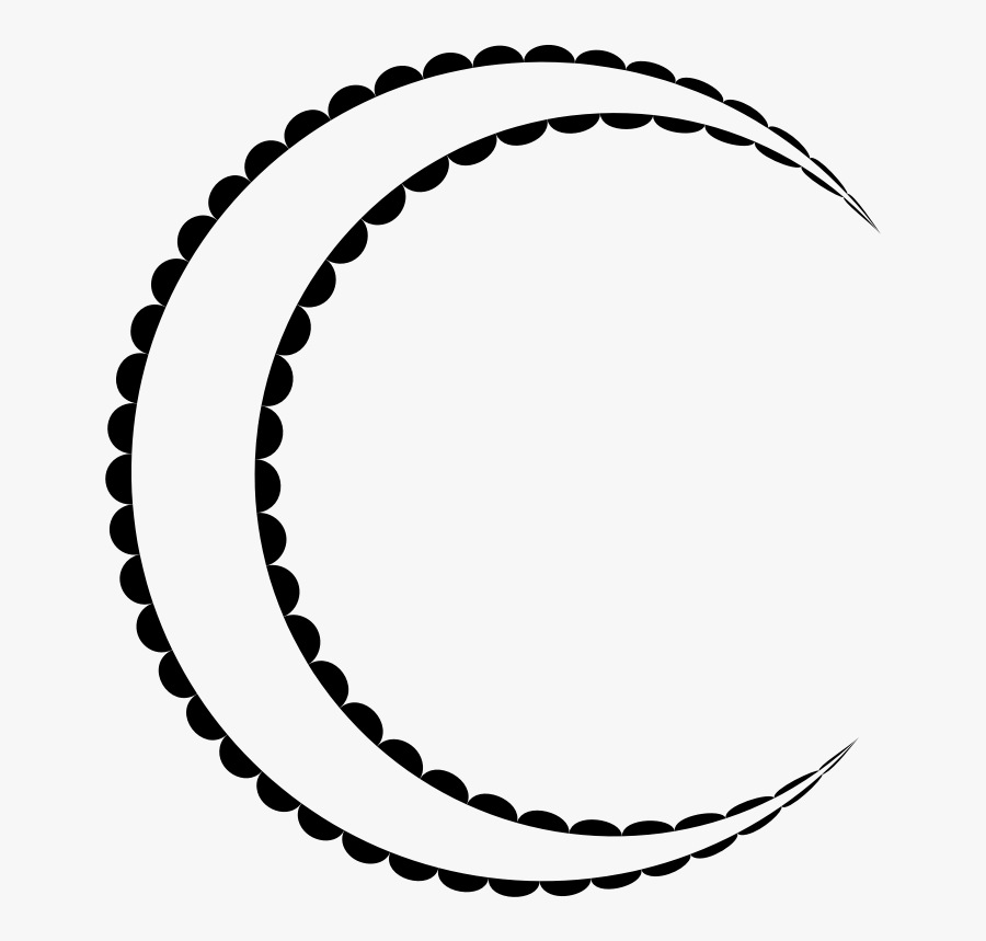 Simple Decorated Crescent Moon - Vipkid 5 Apples, Transparent Clipart