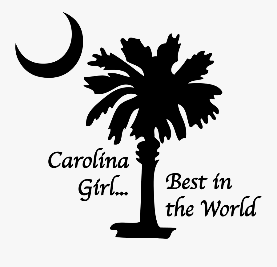 South Carolina Palmetto Tree Tattoos - Thin Blue Line South Carolina, Transparent Clipart