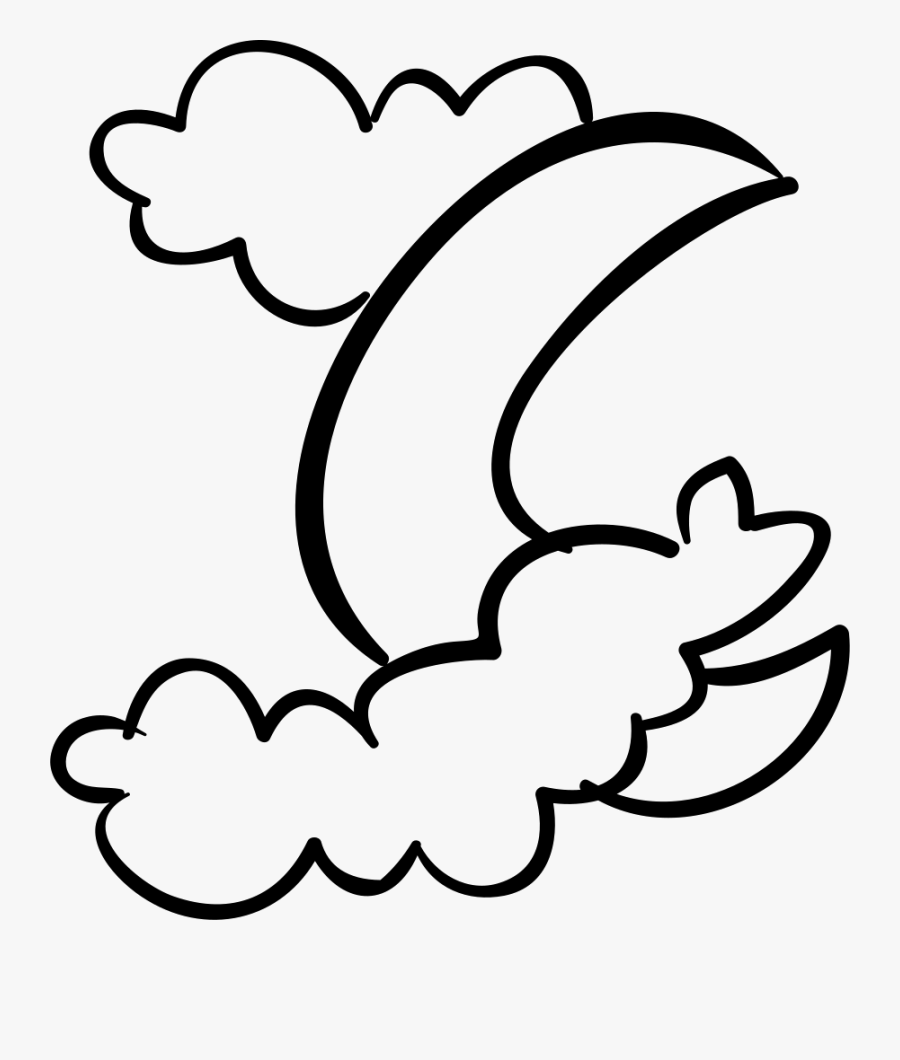 Transparent Halloween Moon Clipart - Halloween Crescent Moon, Transparent Clipart