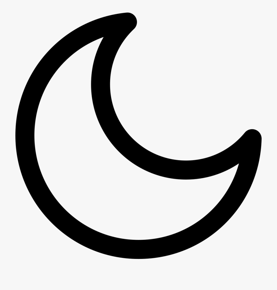 Half Svg Png Icon Free Download Onlinewebfonts - Half Moon Shape, Transparent Clipart