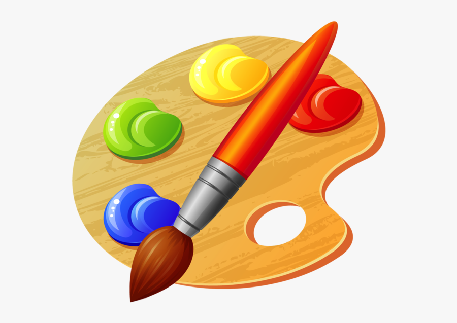 Coloring For Pages - Painting Materials Clipart, Transparent Clipart
