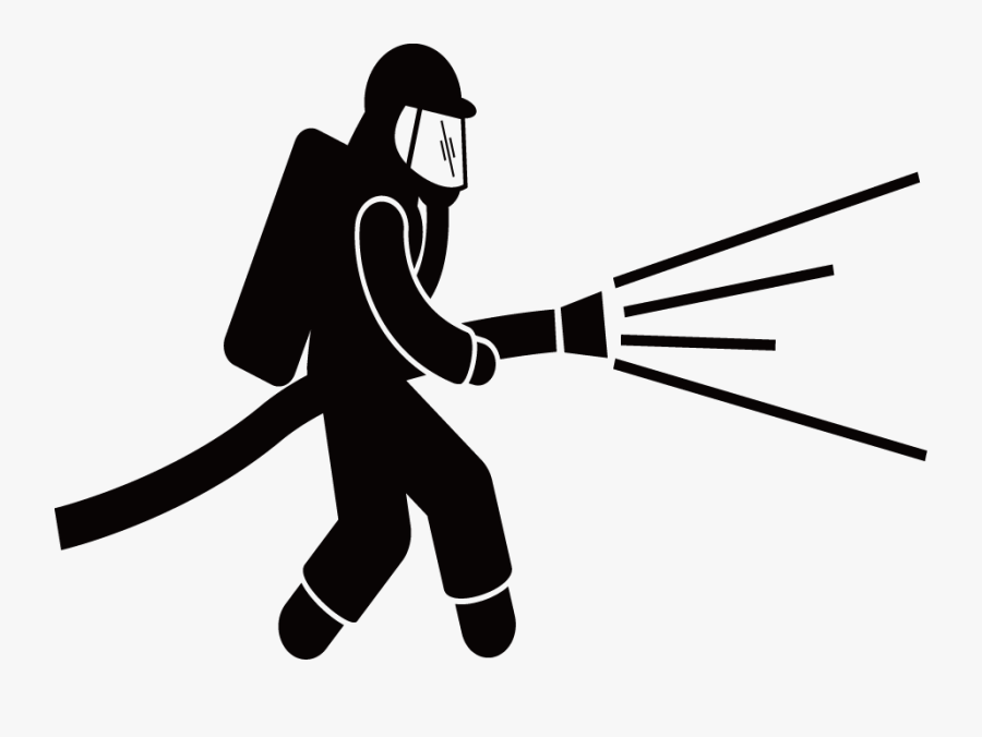 Firefighters Put Out The Fire Png Download - Firefighter, Transparent Clipart