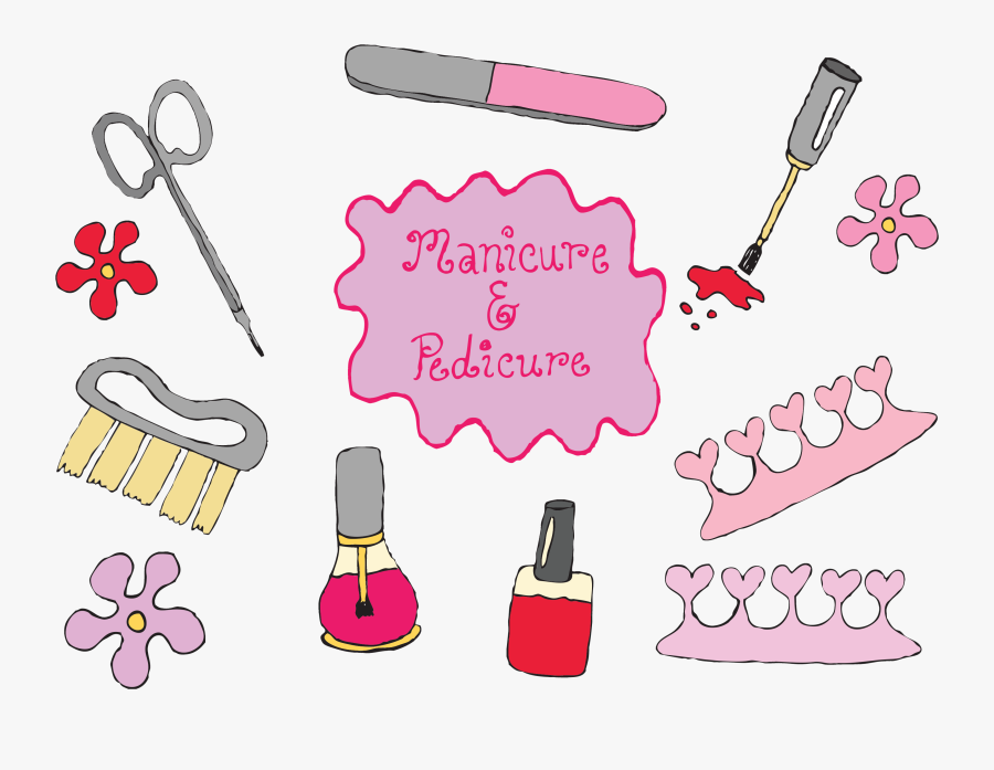 Transparent Cosmetic Clipart - Free Manicure Or Pedicure, Transparent Clipart