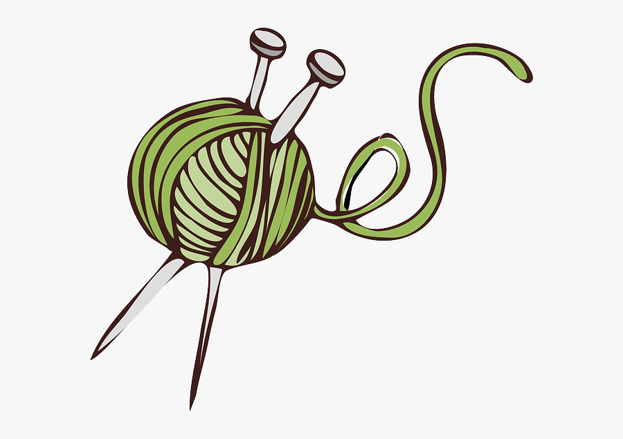 Yarn, Ball, Needles, Wool, Craft, Hobby, Knit, String - Yarn Clip Art, Transparent Clipart