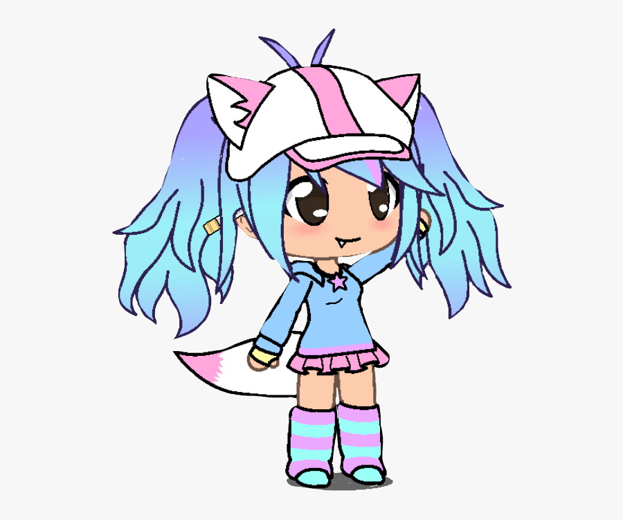 Transparent Its A Girl Clipart - Gacha Girl Transparent Background, Transparent Clipart