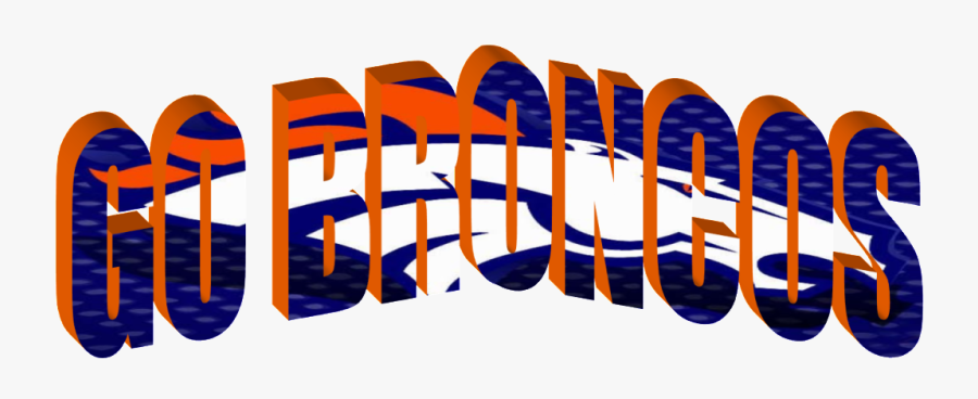 Go Broncos, Transparent Clipart