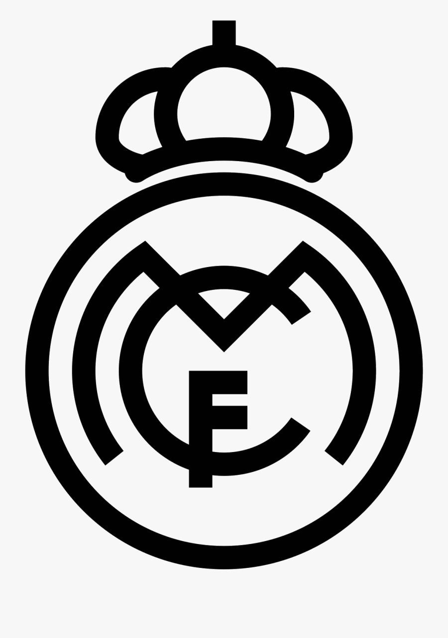 Transparent Film Real Clipart - Real Madrid Logo Easy, Transparent Clipart