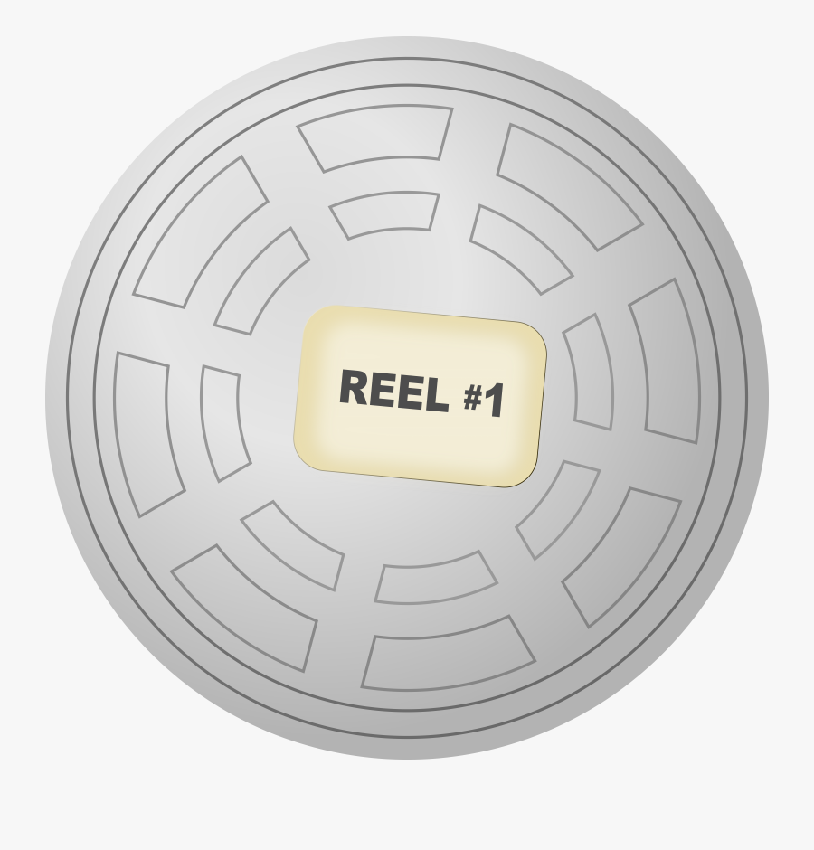 Clip Freeuse Library Motion Picture Reel Canister - Film Reel Canister, Transparent Clipart