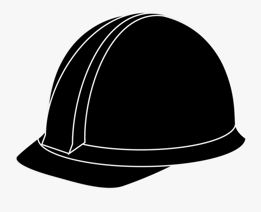 Transparent Army Helmet Clipart - Black Hard Hat Clipart, Transparent Clipart