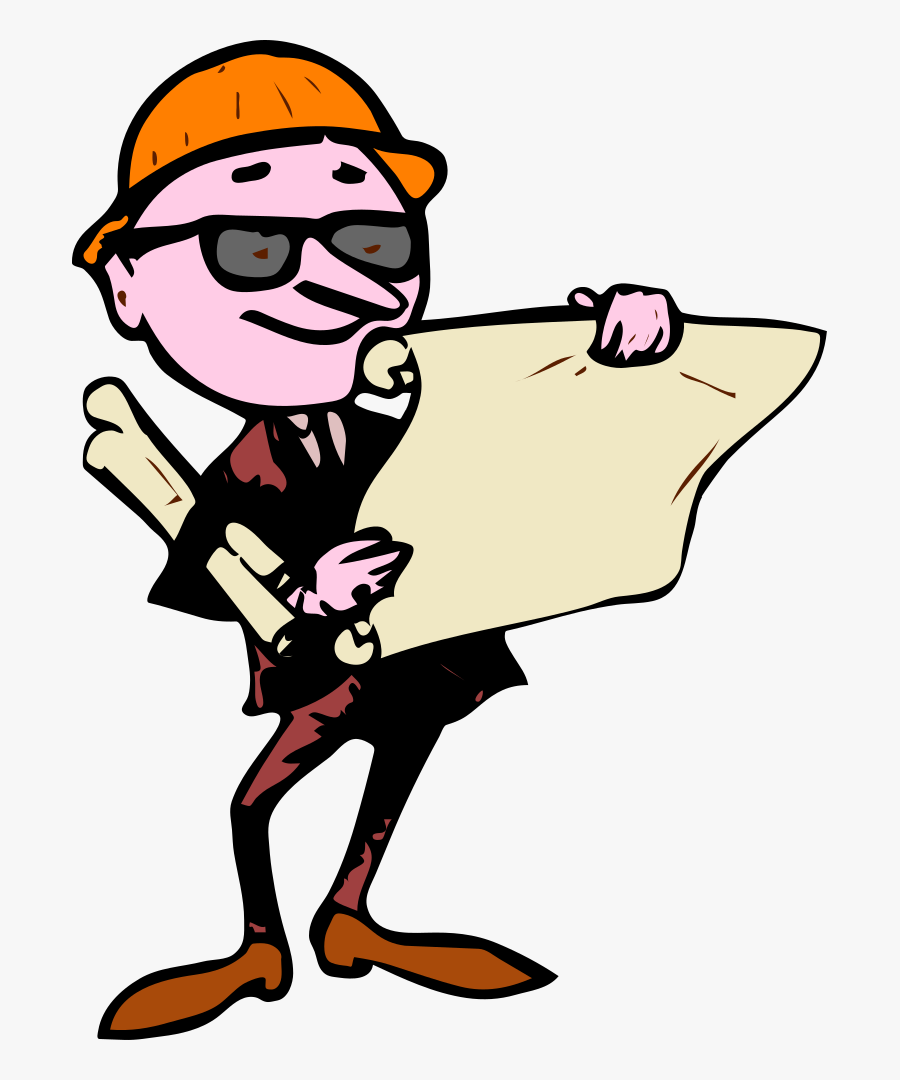 Png Stock Engineer Caricature Cartoon Worker, Transparent Clipart
