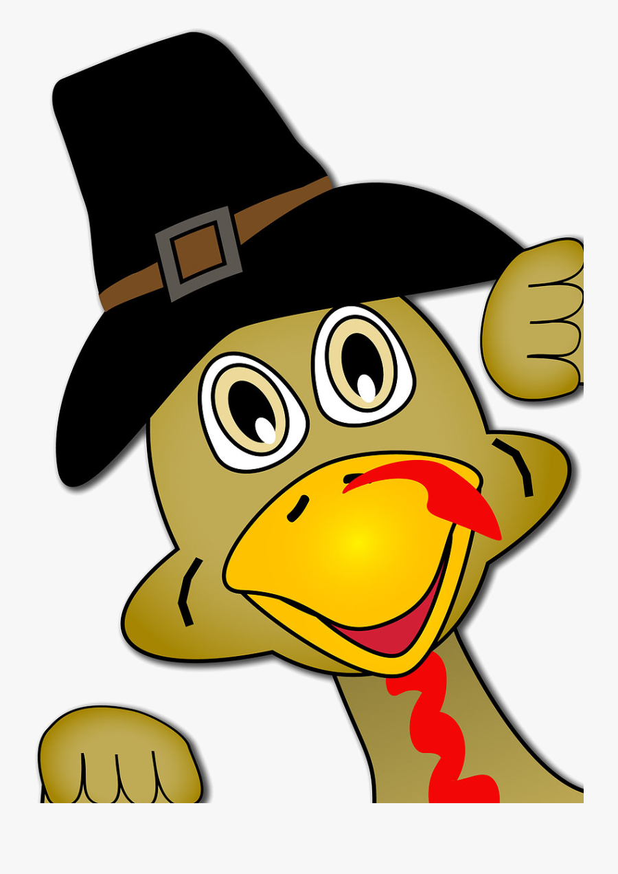 Turkey Clipart Hat X Transparent Png - Thanksgiving Turkey Corner Border, Transparent Clipart